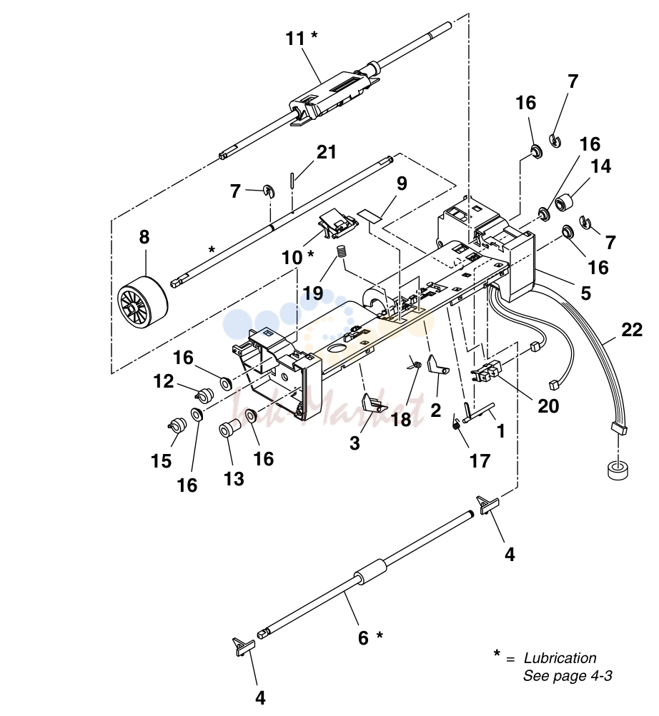 18. PC-D320/PC-D340/FAX-L400 2.PARTS LAYOUT & PARTS LIST