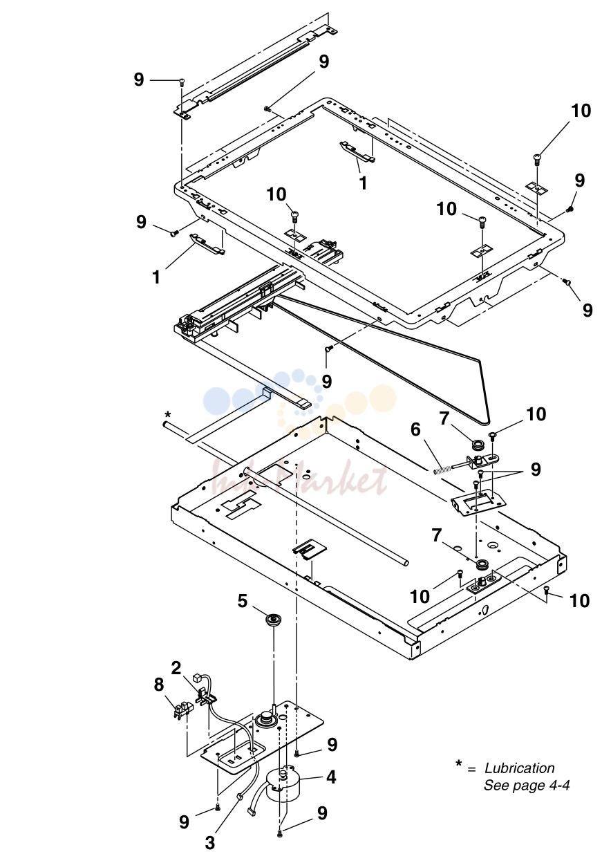 21. PC-D320/PC-D340/FAX-L400 2.PARTS LAYOUT & PARTS LIST