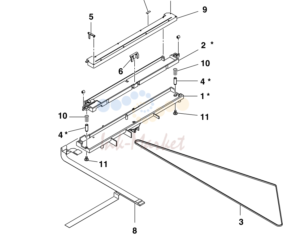 22. PC-D320/PC-D340/FAX-L400 2.PARTS LAYOUT & PARTS LIST