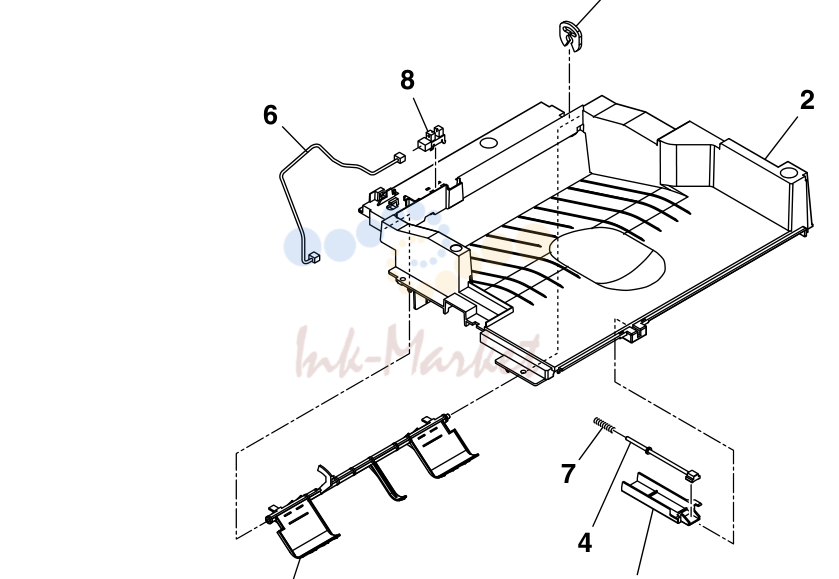 23. PC-D320/PC-D340/FAX-L400 2.PARTS LAYOUT & PARTS LIST