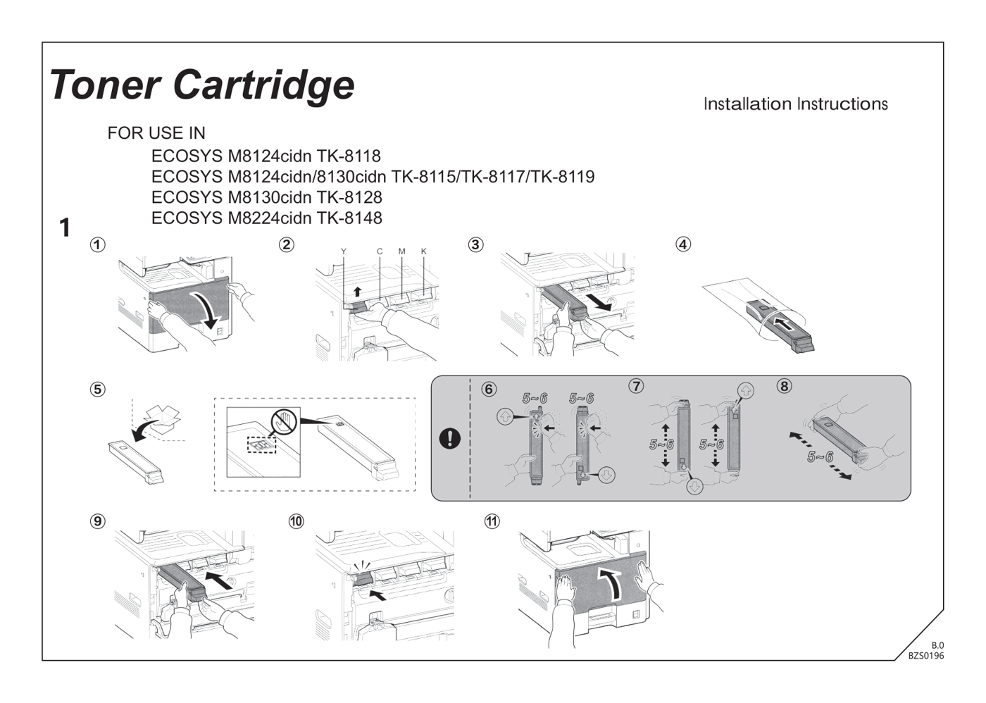 ECOSYS M8124cidn / M8130cidn (TK-8115/8117/8118)