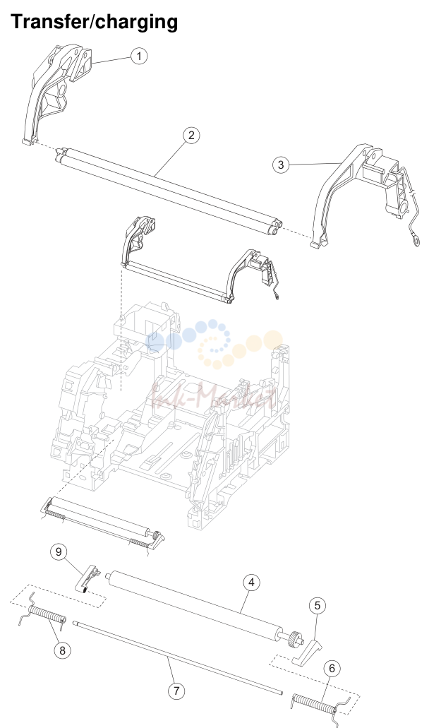 13. Assembly 13: Transfer/charging