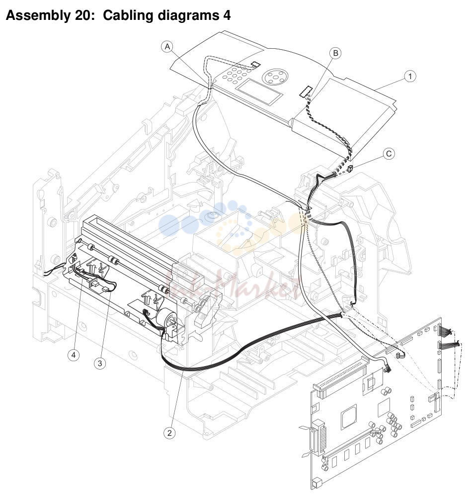 18. Assembly 20: Cabling diagrams 4
