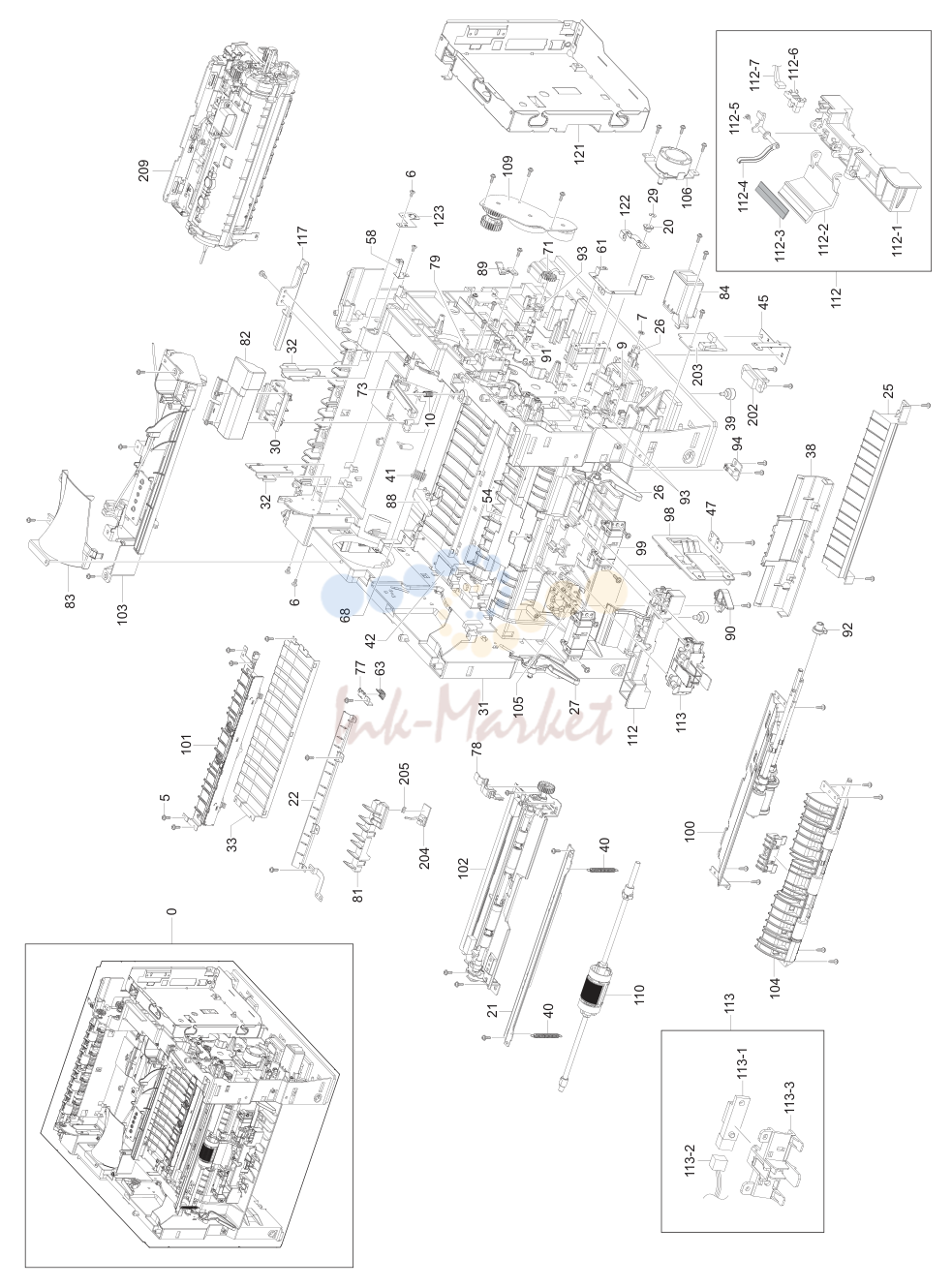 7. ExplodedView and Parts list