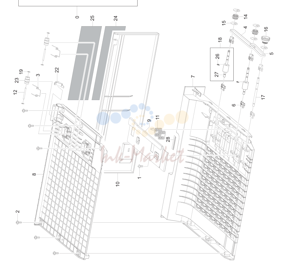 17. ExplodedView and Parts list