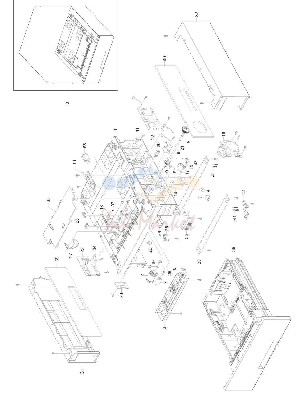 19. ExplodedView and Parts list