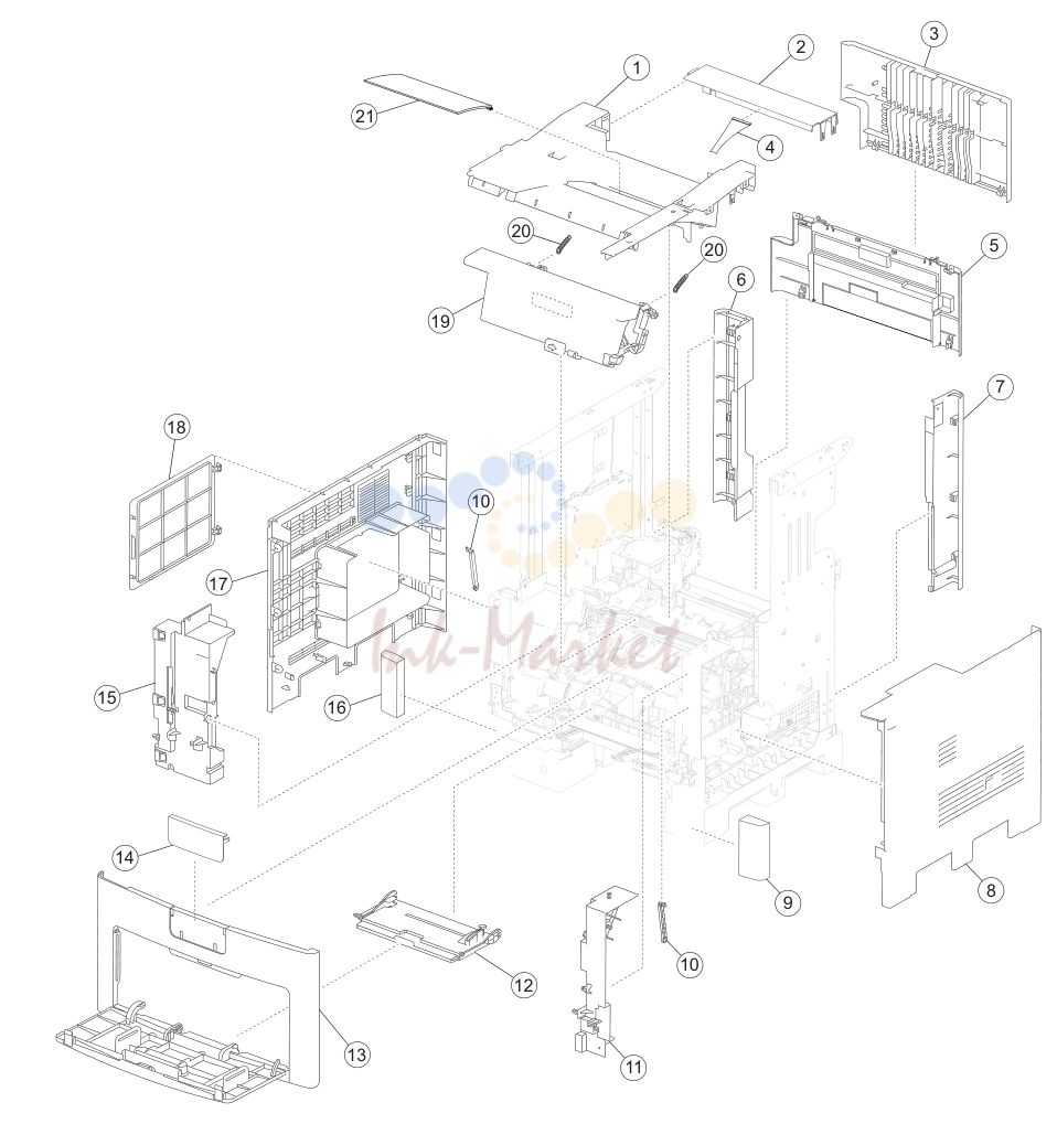 2. Assembly 2: Covers 1 (X658)