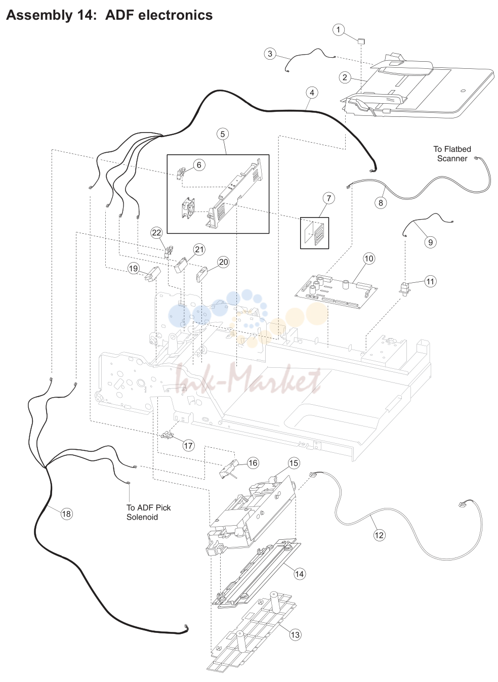 13. Assembly 14: ADF electronics