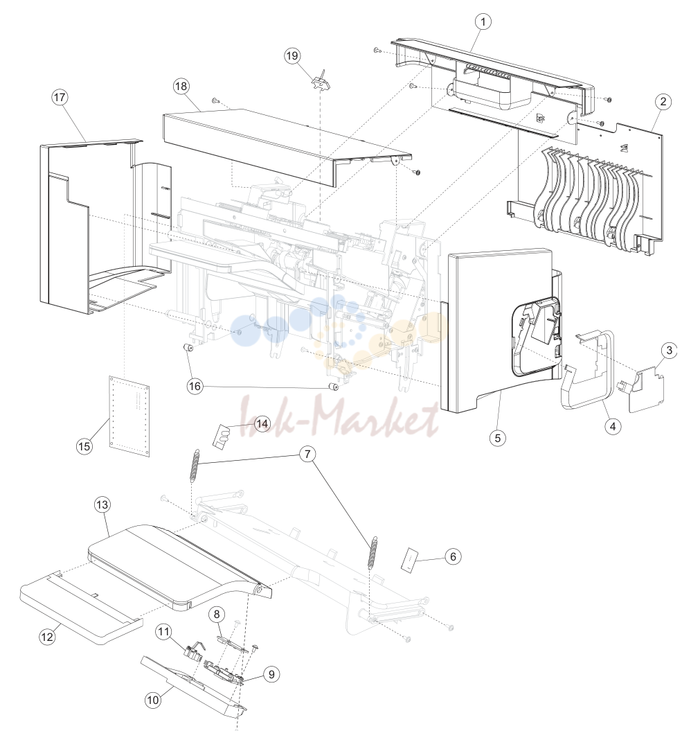18. Assembly 20: MFP stapler assembly #2