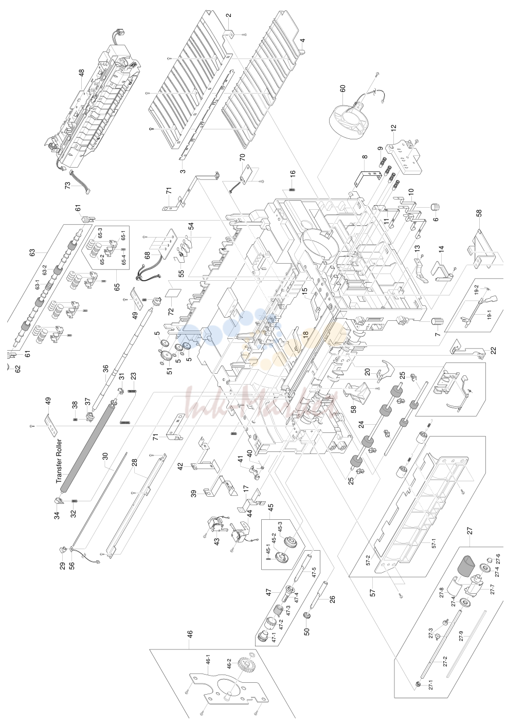 6. Exploded View & Parts List