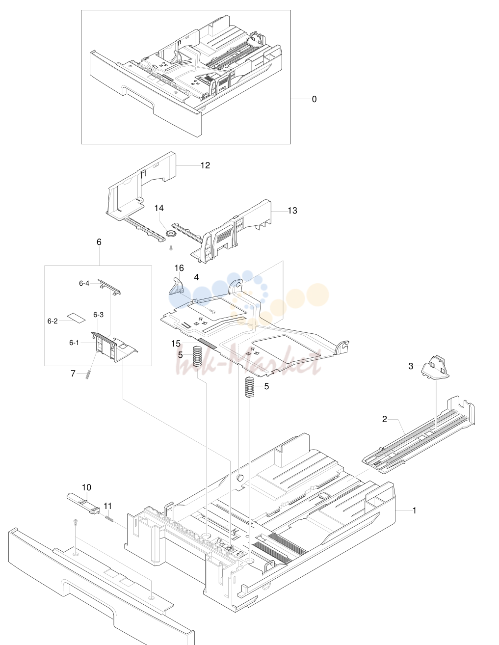 8. Exploded View & Parts List