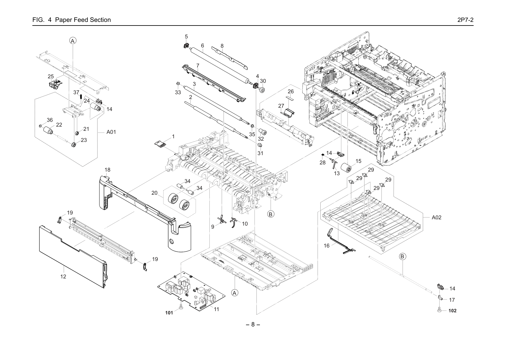 Paper Feed Section