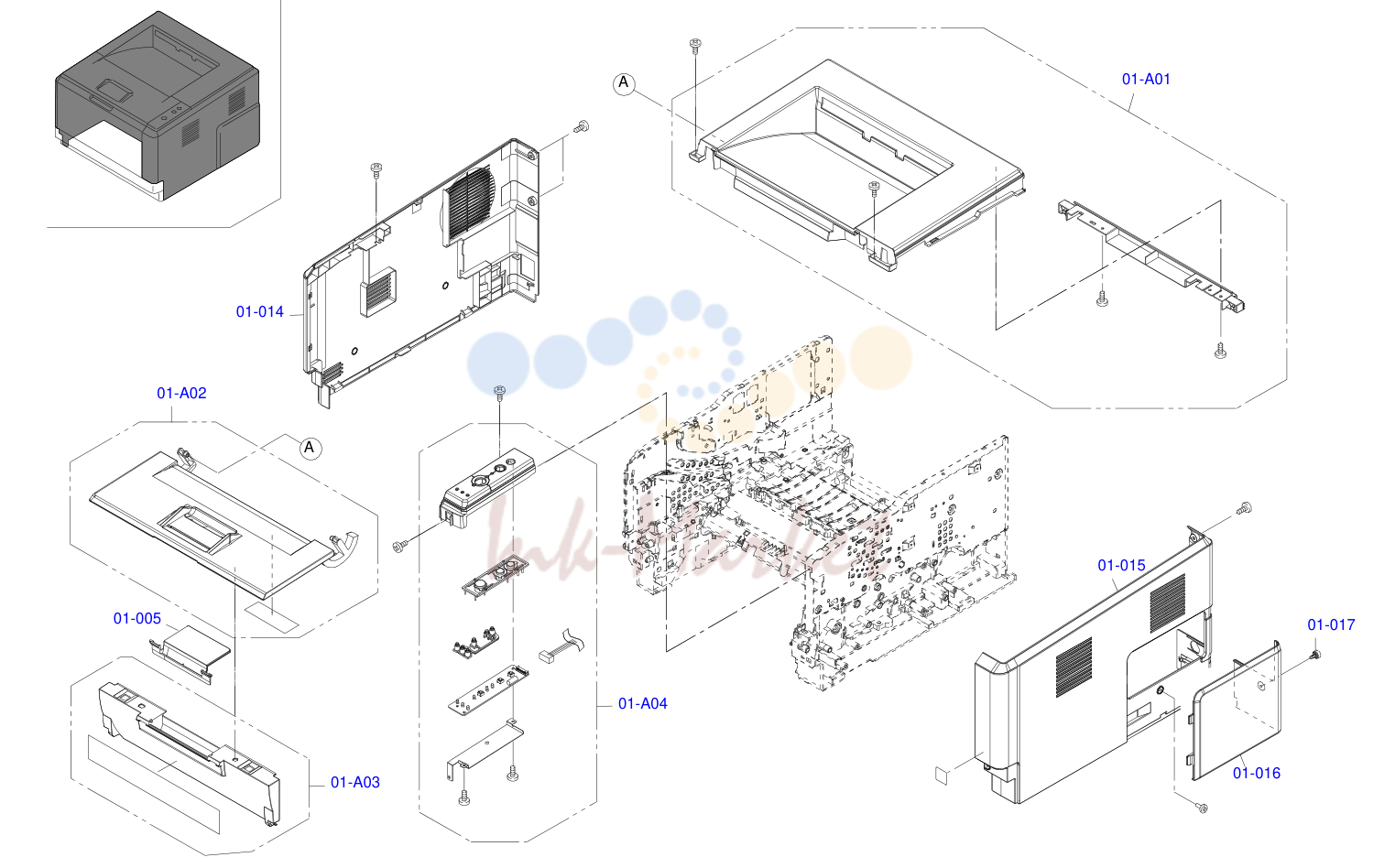 1. CA07-CASE-011 Only numbered Service Parts are available.