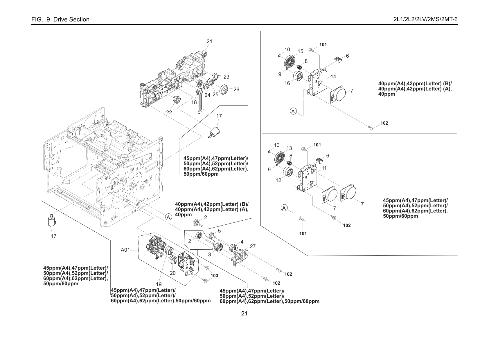 Drive Section