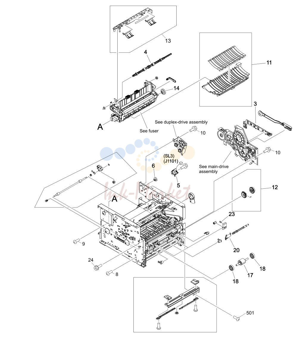 9. Internal components (1 of 4)