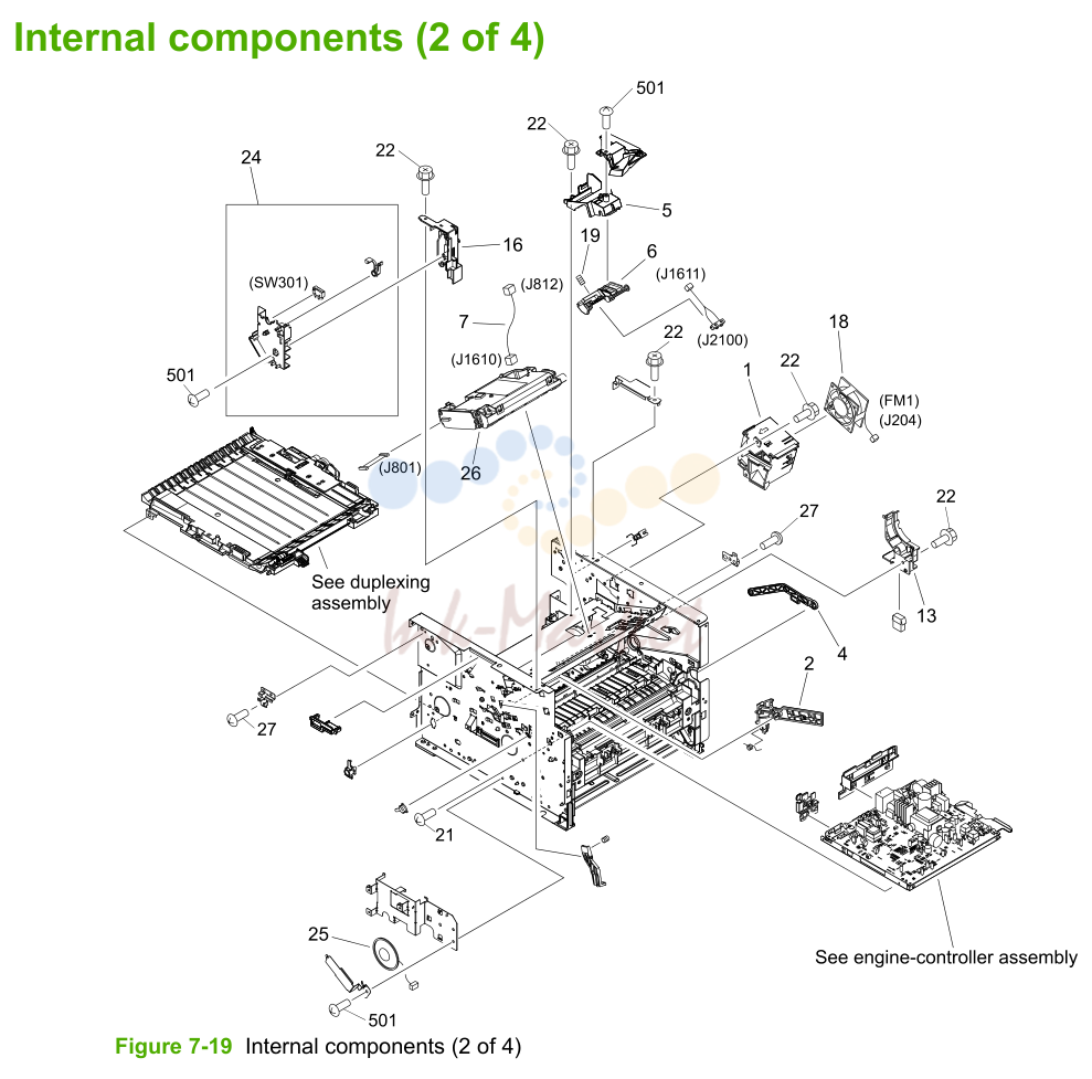 10. Internal components (2 of 4)