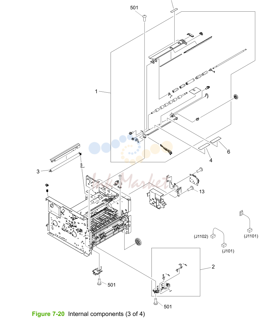 11. Internal components (3 of 4)