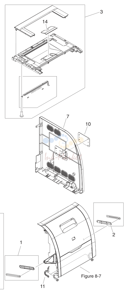 3. Figure 8-6 External covers and panels