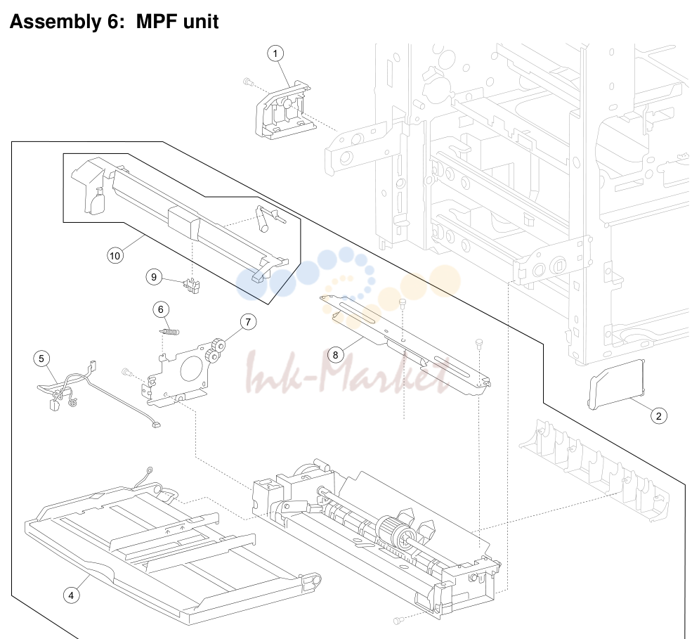 4. Assembly 6: MPF unit