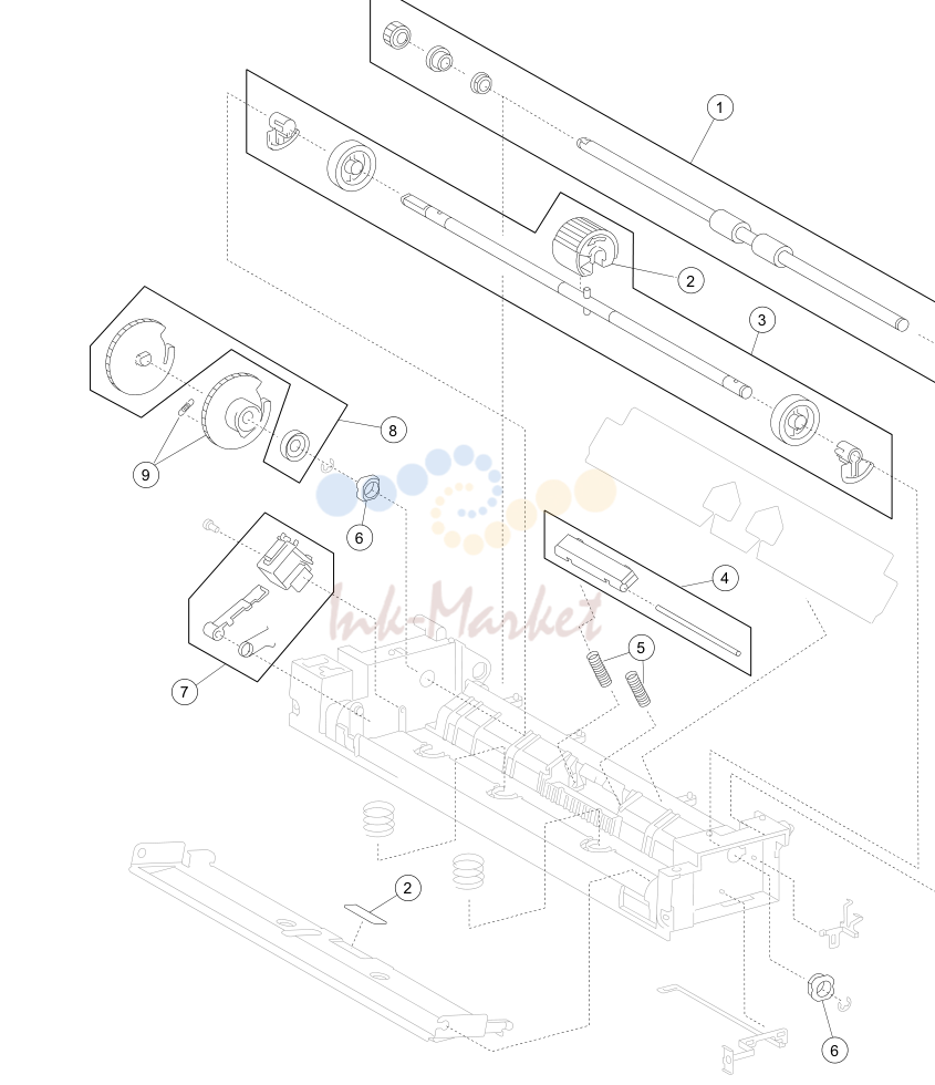 5. Assembly 7: MPF unit feed
