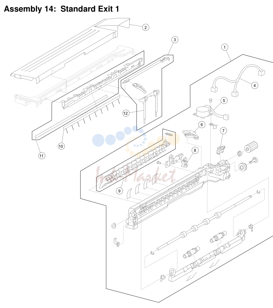 12. Assembly 14: Standard Exit 1