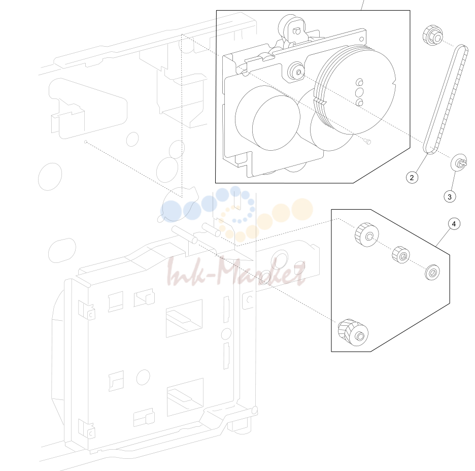 13. Assembly 15: Dual unit drive motor