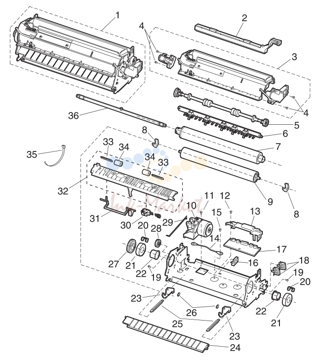 14. Assembly 11: Fuser (continued)