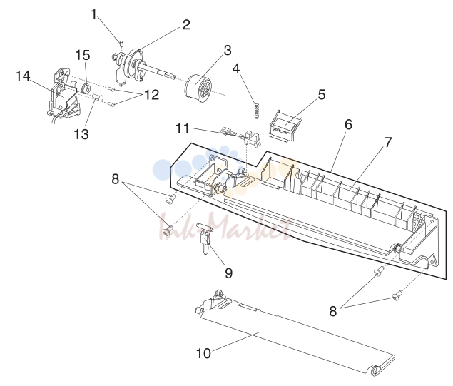 6. Assembly 5: Paper Feed - Multipurpose Unit
