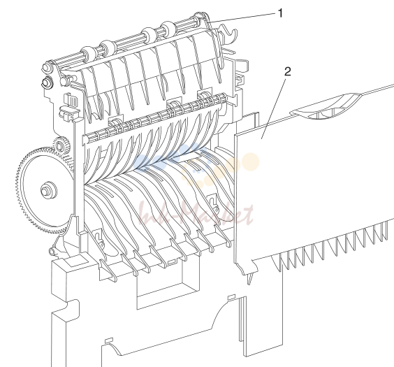 8. Assembly 7: Paper Feed - Output
