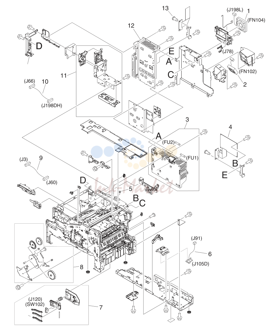 14. Internal components (5 of 5)