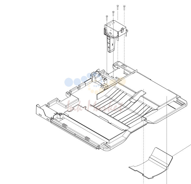 22. ADF internal components (1 of 3)