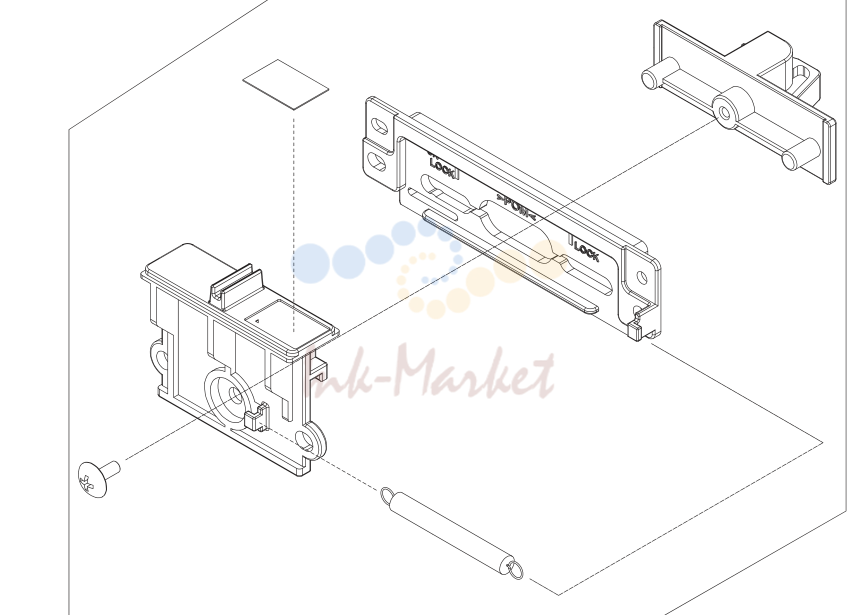 27. Scanner-carriage-lock assembly