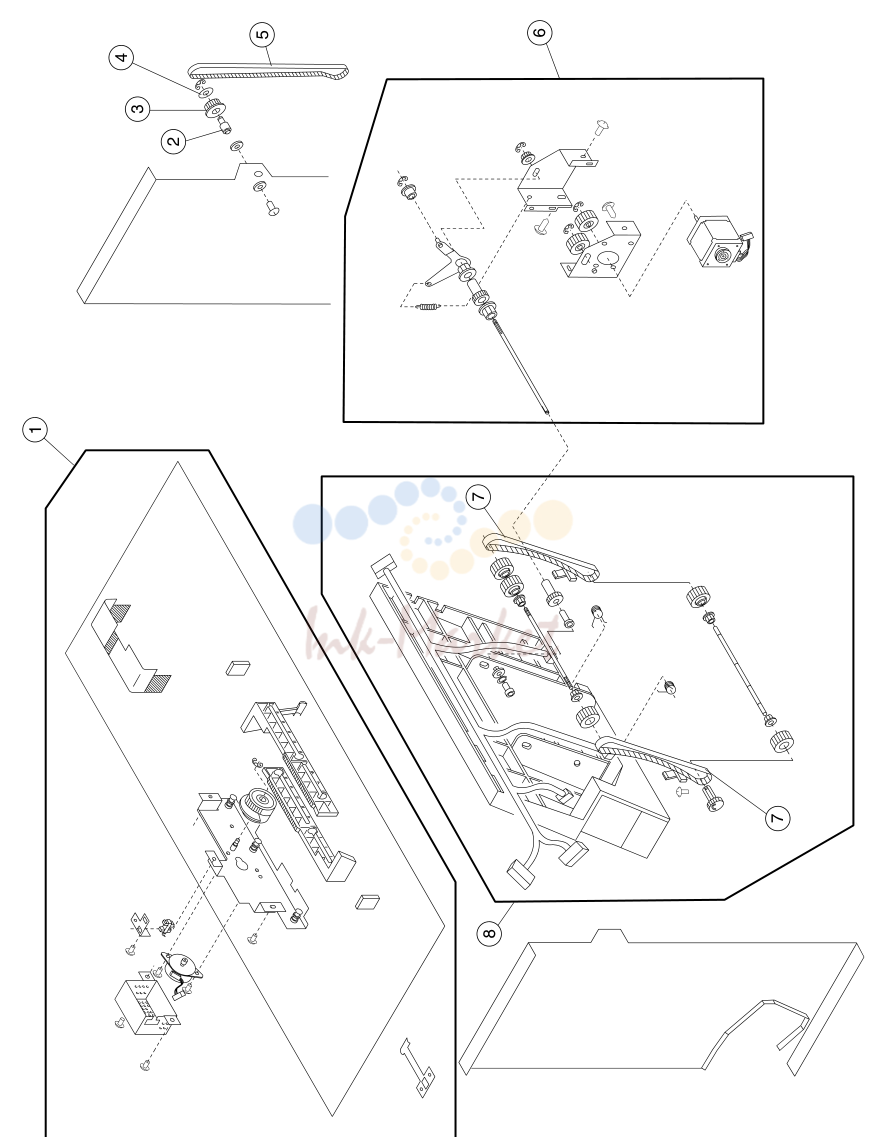 26. Assembly 27: Finisher feed 2