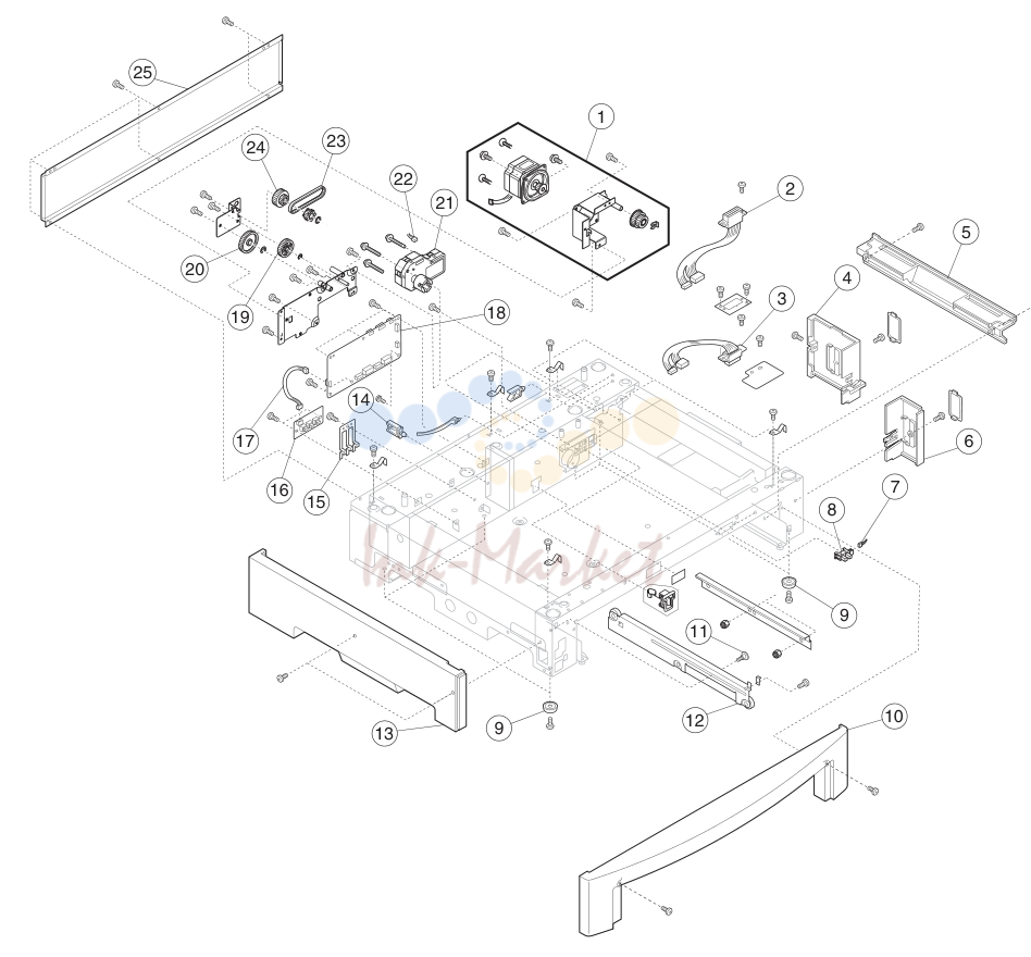 9. Assembly 15: Expansion feeder 1