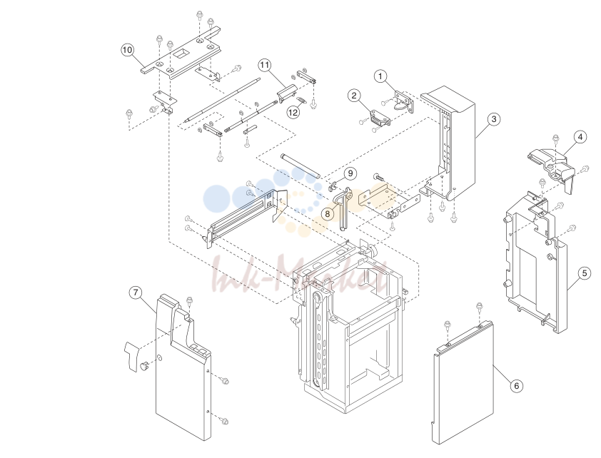 13. Assembly 19: High-capacity feeder 1