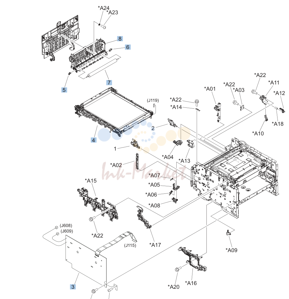5. Internal assemblies (3 of 4)
