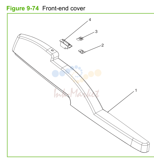 26. Figure 9-74 Front-end cover