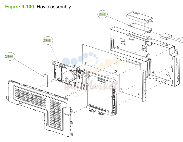 30. Figure 9-100 Havic assembly