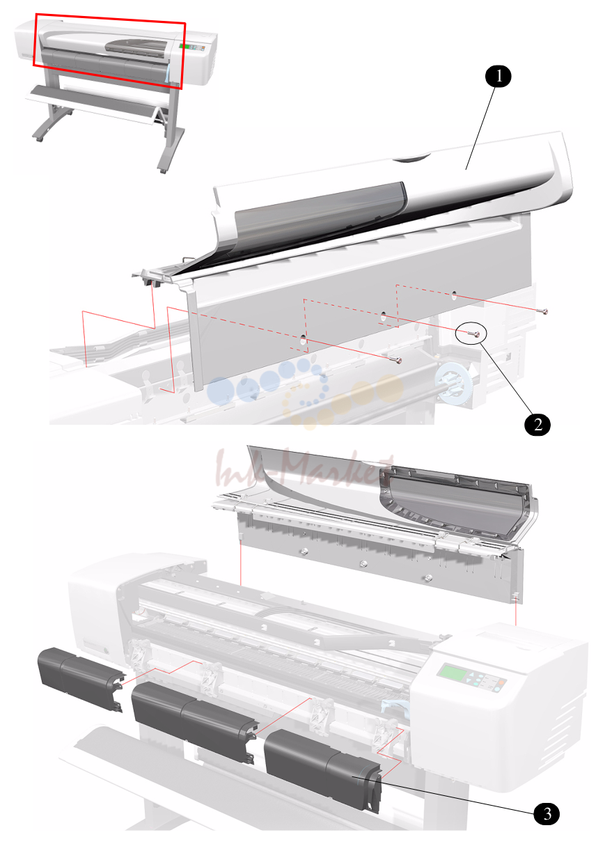 Top крышка и Deflectors