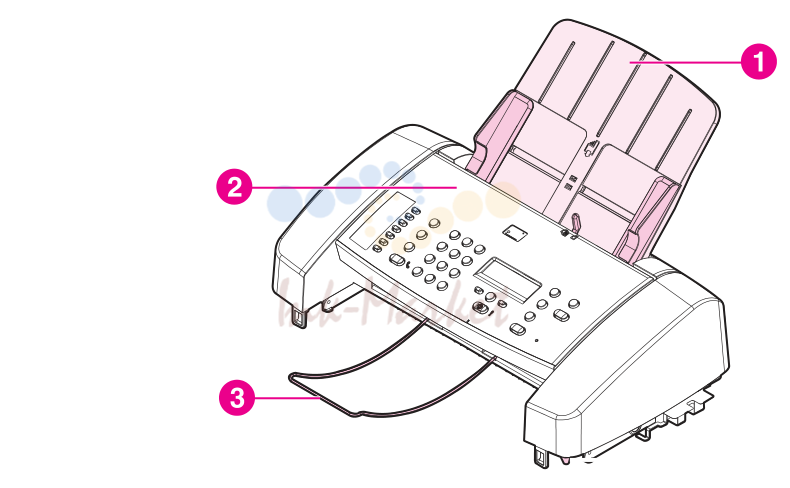 1. HP LaserJet 3015 scanner assembly