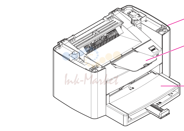 6. HP LaserJet 3015/3020/3030 printer base