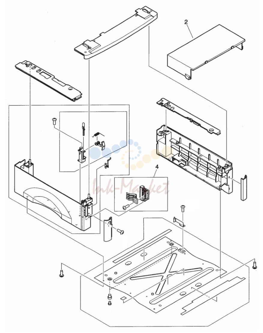 8. Figure 181. 500-sheet feeder (1 of 2)