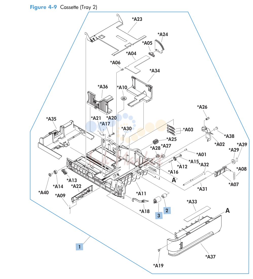 7. Cassette (Tray 2)