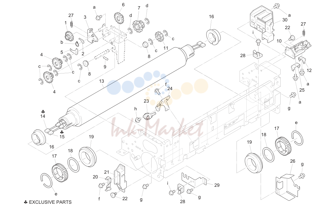 29. Fixing unit (fuser) (4)