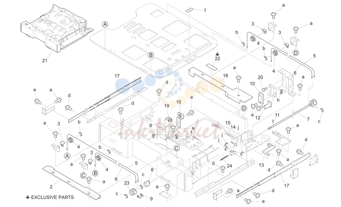 42. 500-sheet tray (2)