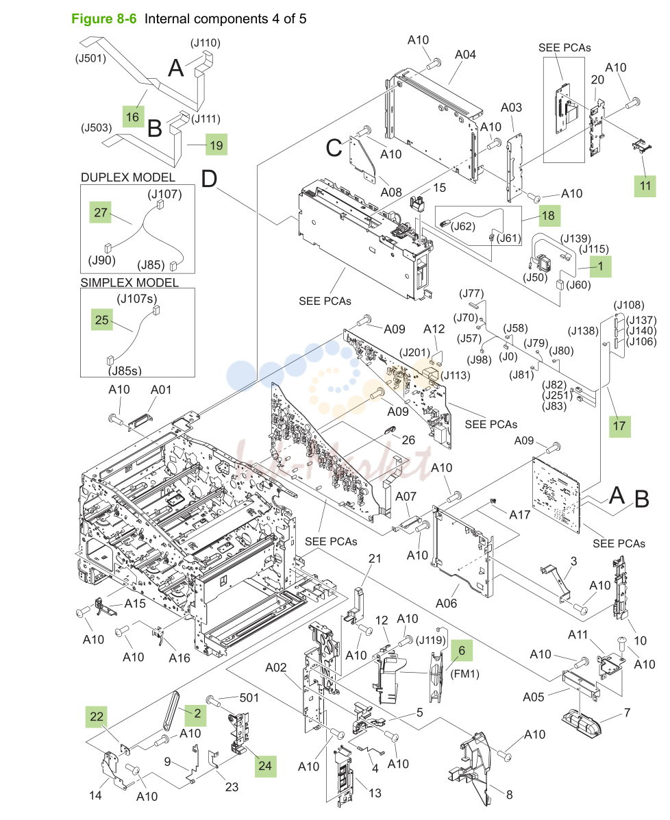 6. Internal components (4 of 5)