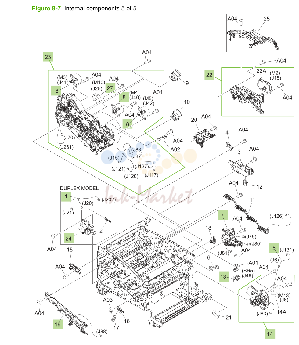 7. Internal components (5 of 5)