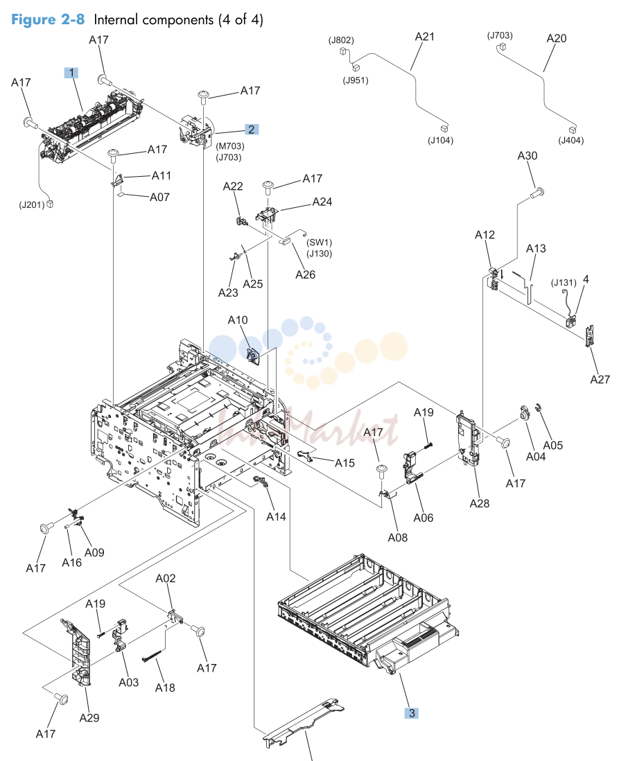 7. Figure 2-8 Internal components (4 of 4)