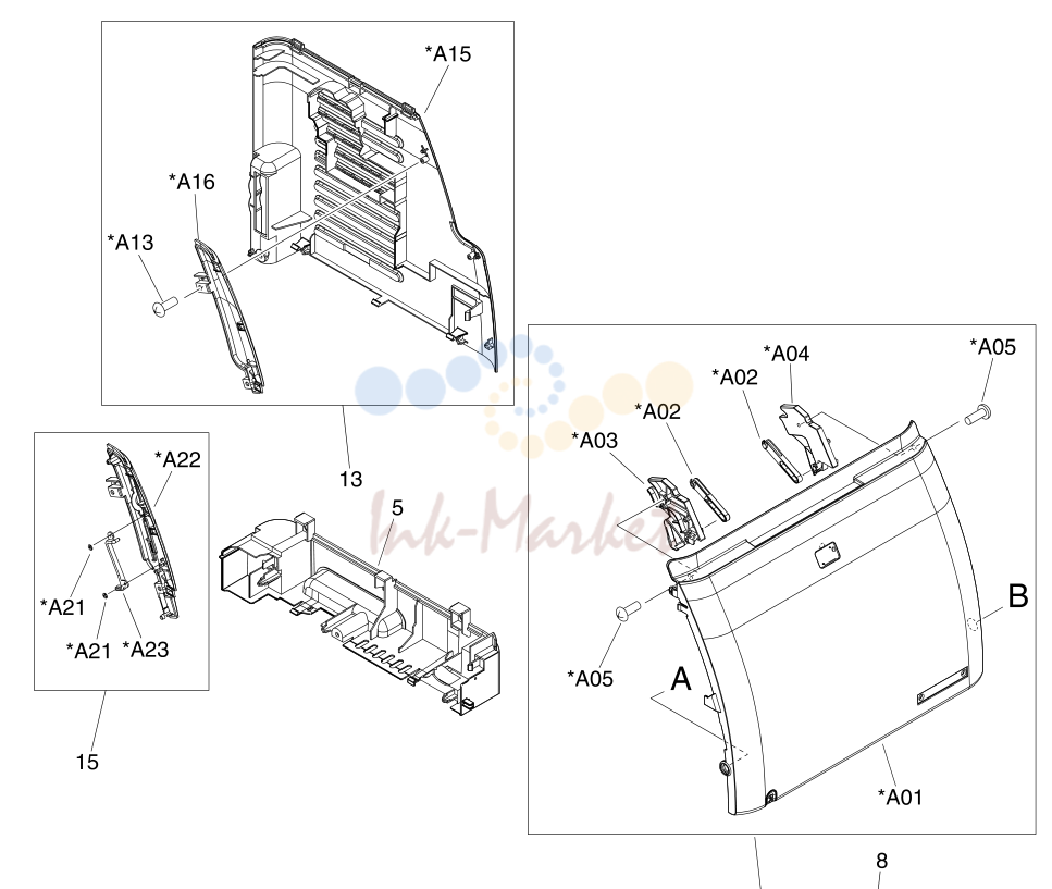 3. Figure 7-3 External panels and covers (2 of 2)