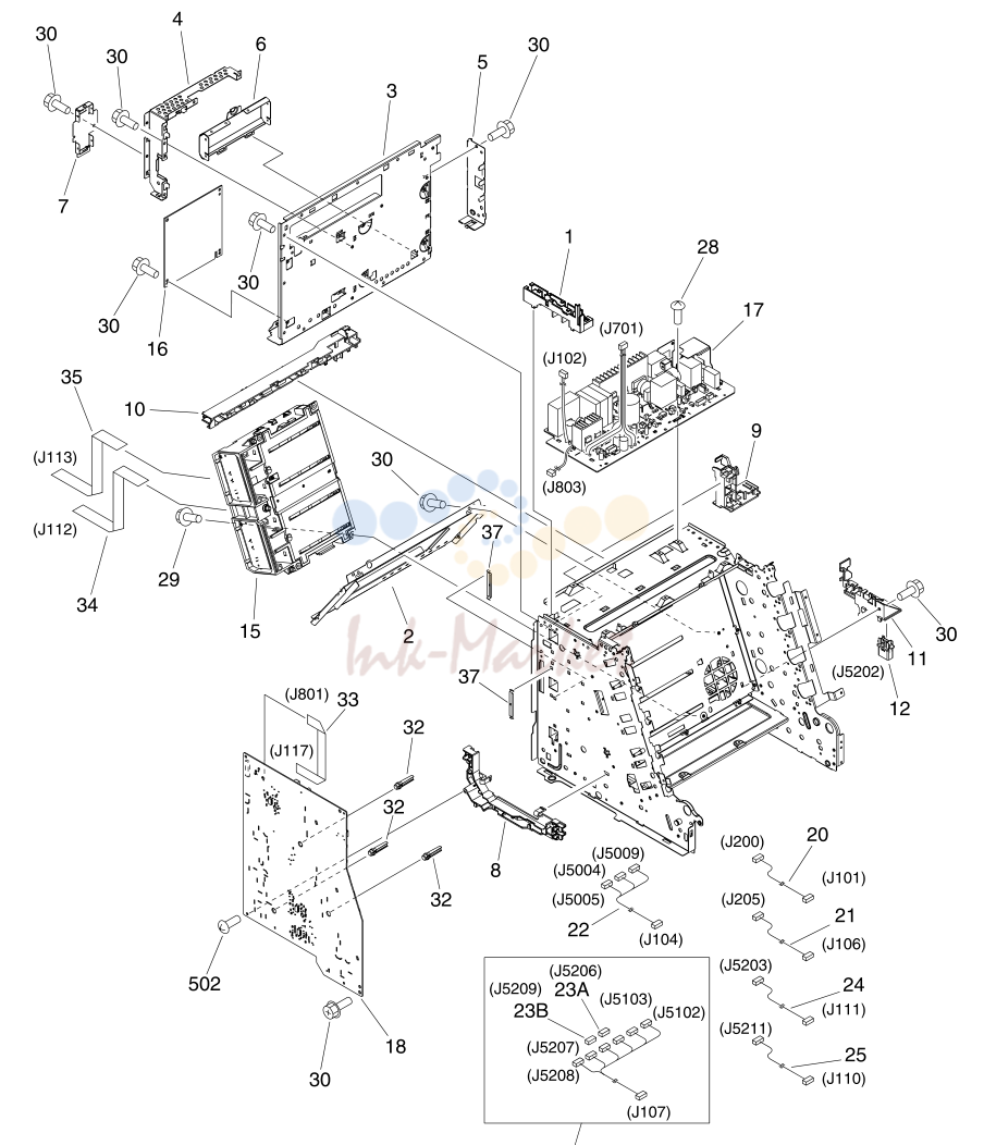 6. Figure 7-7 Internal components (3 of 3)